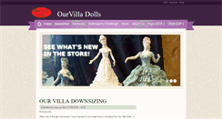 Desktop Screenshot of ourvilladolls.com