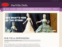 Tablet Screenshot of ourvilladolls.com